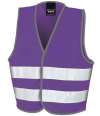 RS200BE R200JEV Result Core Kids Enhanced Vis Vest Purple colour image